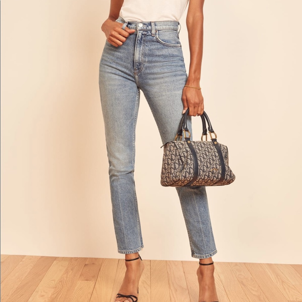 Reformation Liza Ultra High Rise Straight Jeans Comfort Stretch - 31